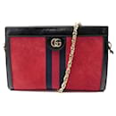 NEUF SAC A MAIN GUCCI OPHIDIA PM 503877 EN SUEDE ROUGE BANDOULIERE BAG NEW - Gucci