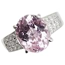 LuxUness 18k Gold Diamond & Kunzite Ring Metal Ring in Excellent condition - & Other Stories