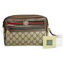 Gucci Ophidia Sherry Line Shoulder Women Bag Canvas Shoulder Bag 56.02.088 in excellent condition