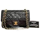 Chanel Classic Small Double Flap Bag  Leather Crossbody Bag in Very Good Condition