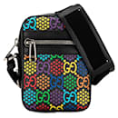 Gucci GG Psychedelic PVC Leather Crossbody Shoulder Bag 598103 in Great Condition