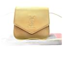 Yves Saint Laurent Vintage YSL Logo Leder Schultertasche, Leder Schultertasche 69130 in sehr gutem Zustand