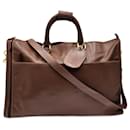 Gucci Leather Boston Weekender Travel Duffel Bag