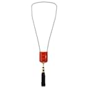 Colar Yves Saint Laurent Vintage Opium Perfume Tassle