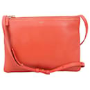 Celine Trio Bolsa Crossbody Grande em Laranja - Céline