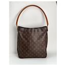 Borsa a tracolla con monogramma GM Looping Louis Vuitton