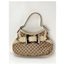 GUCCI Monogram GG Queen White Hobo Bag - Gucci