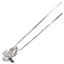 Luxus 14K Saphir Diamant Halskette Metall Halskette in ausgezeichnetem Zustand - & Other Stories