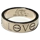 Ring Cartier Love Collection, white gold 18K
