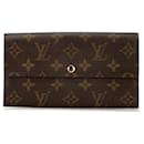 Portafoglio lungo in pelle PVC Monogram Louis Vuitton M61725 in ottime condizioni