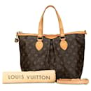 Louis Vuitton Palermo PM Canvas Tote Bag M40145 in good condition