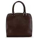 Louis Vuitton Epi Pont Neuf Leather Handbag M5205D Brown in Very Good Condition