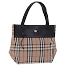 BURBERRY Nova Check Handtasche Canvas Beige Auth yk12950 - Burberry