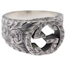 GUCCI Bague Interlock Ag925 Argent Auth bs14631 - Gucci