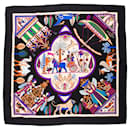 Hermès Carré 90 "PERSEPOLIS" 100% Silk Scarf Black