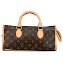 Louis Vuitton Monogram Popincourt Handbag M40009 Brown PVC Leather in Very Good Condition