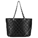 Chanel Coco Mark Cambon Chain Tote Bag Leather Tote Bag in Good condition