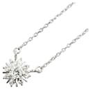 Collier en diamant flocon de neige LuxUness Platinum, collier en métal en excellent état - & Other Stories