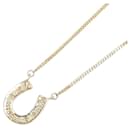 LuxUness 18K Diamond Horseshoe Necklace  Metal Necklace in Excellent condition - & Other Stories