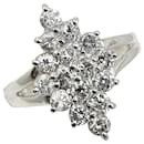 Bague en diamant LuxUness Platinum Anneau en métal en excellent état - & Other Stories