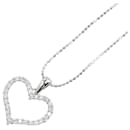 LuxUness 18K Diamond Heart Necklace  Metal Necklace in Excellent condition - & Other Stories
