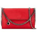 Stella McCartney Red Shaggy Deer Falabella Wallet Crossbody - Stella Mc Cartney