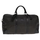 Sac Boston en toile Macadam CELINE PVC noir Auth 75327 - Céline