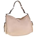 Sac à épaule PRADA en cuir beige Auth am6349 - Prada