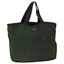 PRADA Tote Bag Nylon Khaki Auth 77353 - Prada