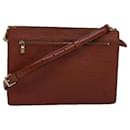 LOUIS VUITTON Epi Angian Clutch Bag Brown M52113 LV Auth 77265 - Louis Vuitton