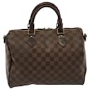 LOUIS VUITTON Sac à main Bandoulière Speedy Damier Ebene 30 N41367 LV Auth 77279 - Louis Vuitton