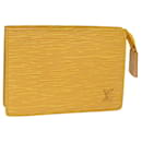 LOUIS VUITTON Epi Poche Toilette 15 Pouch Amarelo LV Auth 76881 - Louis Vuitton