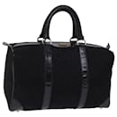 Sac Boston en toile Macadam Celine C noir Auth bs15198 - Céline