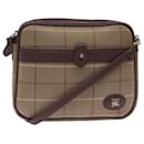 Burberrys Nova Check Shoulder Bag Canvas Brown Auth ep4438 - Autre Marque