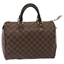 LOUIS VUITTON Sac à main Speedy 30 Damier Ebene N41364 LV Auth 77280 - Louis Vuitton