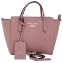 Borsa a mano GUCCI in pelle 2 vie rosa 368827 Auth 74805A - Gucci