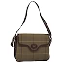 Burberrys Nova Check Shoulder Bag Canvas Beige Brown Auth ep4359 - Autre Marque