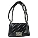 Chanel schwarze Petit Boy Tasche