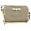 Prada Khaki Canvas Camera Crossbody Bag