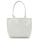 Sac Anjou Goyardine réversible mini blanc Goyard