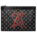 Louis Vuitton Black Monogram Ink Upside Down Apollo Pochette