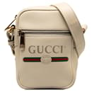 Gucci White Gucci Logo Crossbody