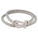 FRED GRAND FORCE 10 DOUBLE TOUR BRACELET 0B0050 18K GOLD 0.9CT DIAMONDS - Fred