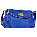 Marc by Marc Jacobs Classic Q Natasha Flap Bag in Blue Leather 