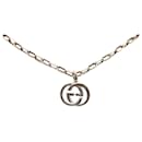 Gucci Interlocking G Necklace SV925 Silver in Good Condition