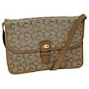 Celine C Macadam Canvas Schultertasche Beige Auth 74866 - Céline