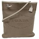 PRADA Borsa a Spalla in Tela Beige Auth 77502 - Prada