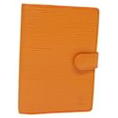 LOUIS VUITTON Epi Agenda PM Couverture de Planificateur de Jour Orange Mandarine R2005H Auth 77057 - Louis Vuitton