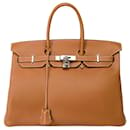 HERMES Birkin 35 Bag in Golden Leather - 101996 - Hermès