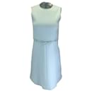 RED Valentino Light Blue Bow Detail Sleeveless Dress - Red Valentino